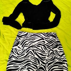 BUNDLE TOP/ DENIM JEAN SHORT/SKIRT